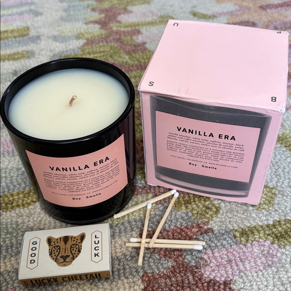 HTF Boy Smells VANILLA ERA 8.5 oz. New in Box Candle NWT
